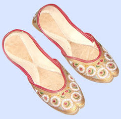 Women's Jari/ Aari/ Thread/ Sequence Work Shoes/ Jutis